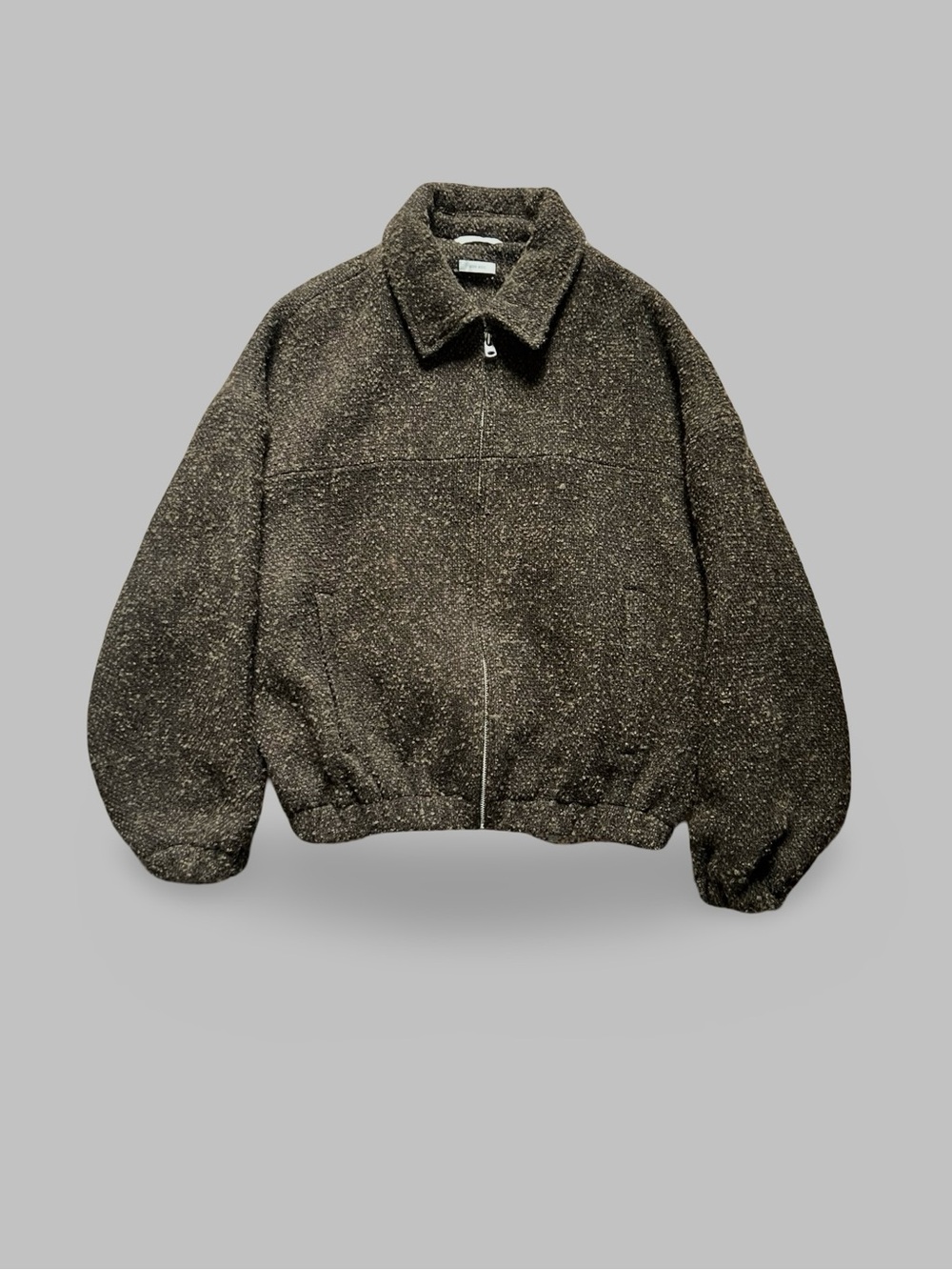 Zara Oversized Wool Bomber Jacket